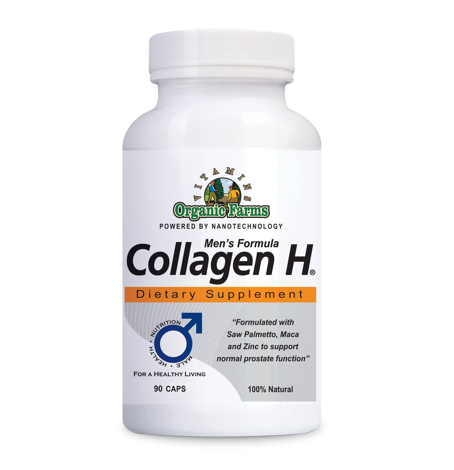 Collagen H - 90 Caps- Men´s Formula Prostate Health - 100% Natural - Dietary Supplement