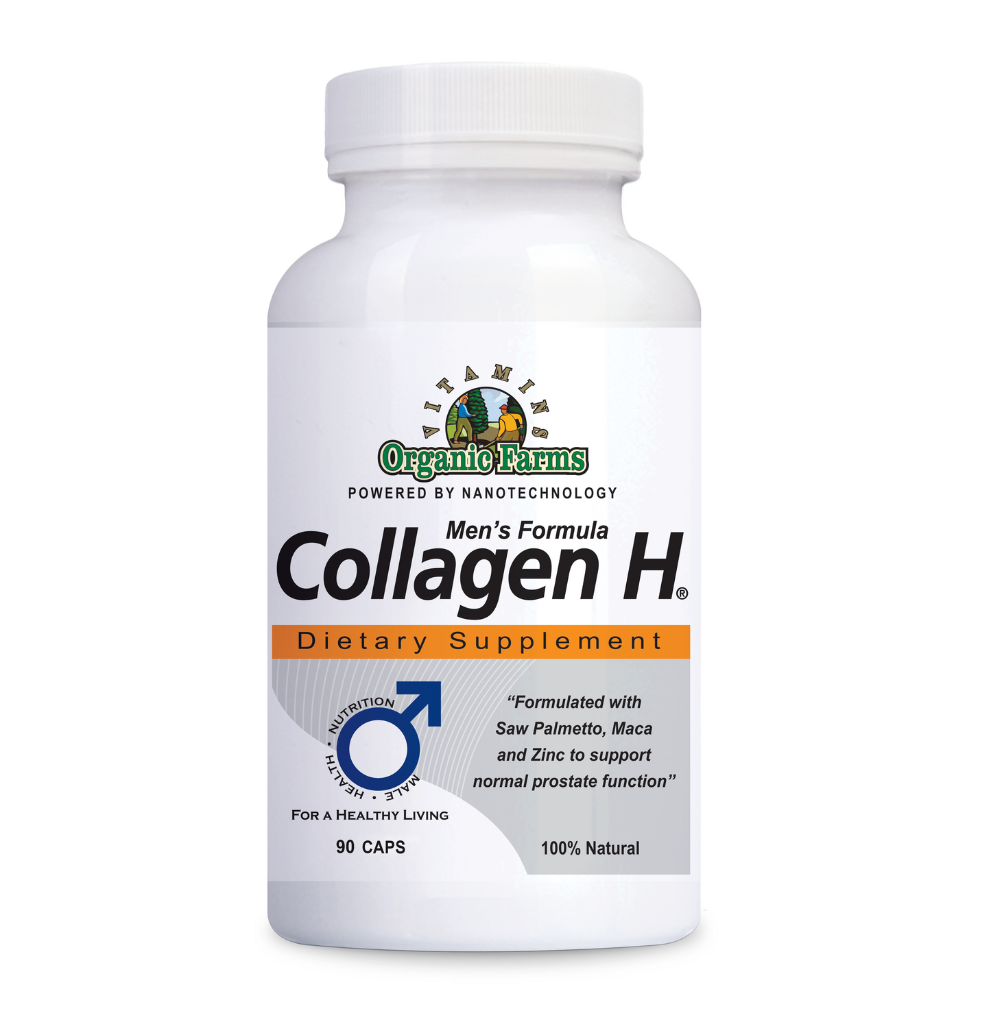 Collagen H - 90  Caps- Men´s Formula Prostate Health - 100% Natural - Dietary Supplement