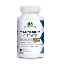 Magnesium Citrate dietary supplement, 90 caps