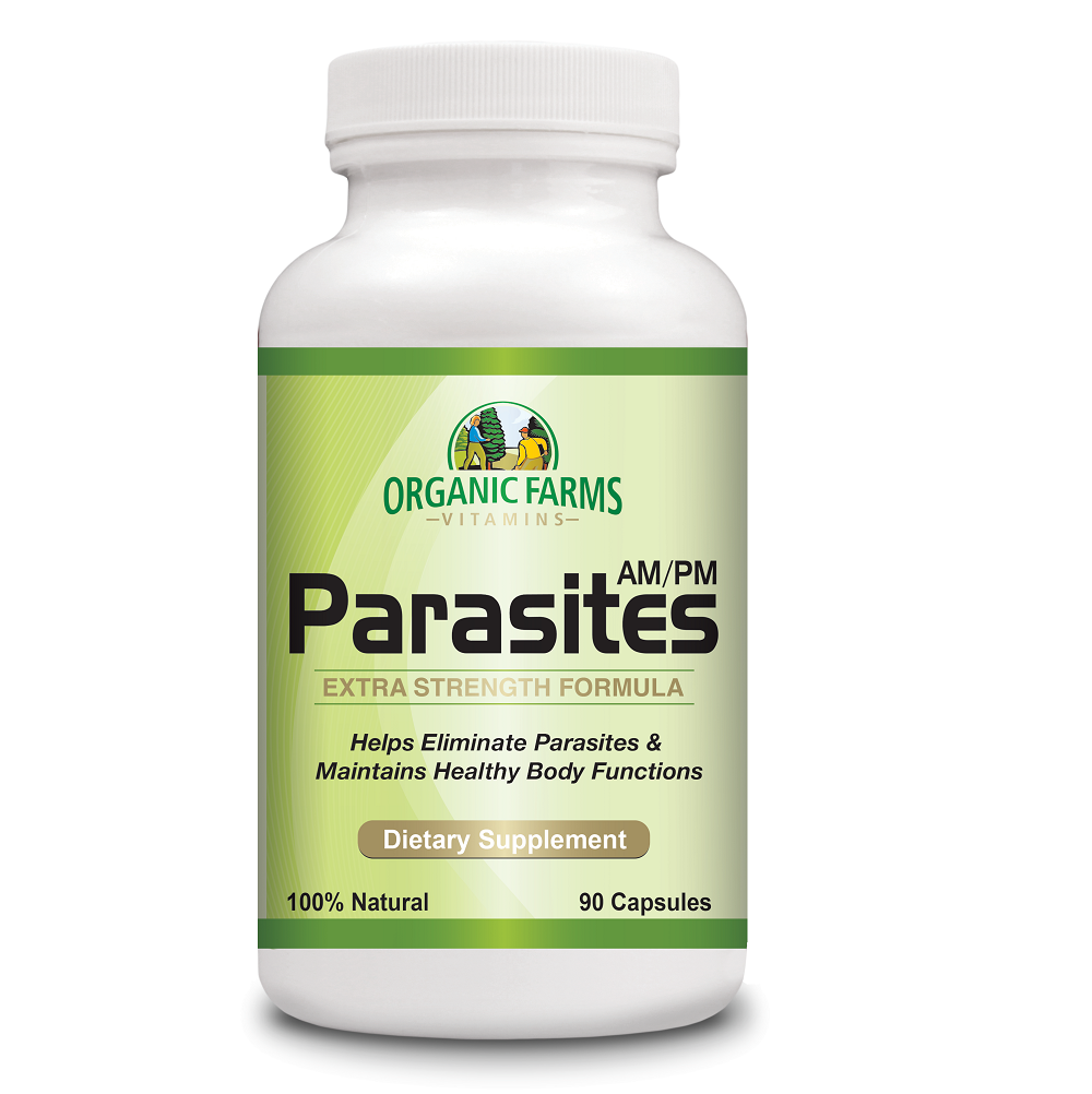 Organic Farms Vitamins Parasites AM/PM Dietary Supplement