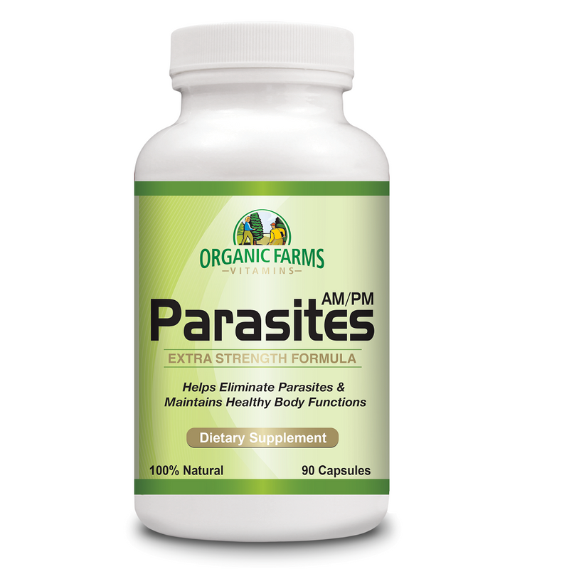 Organic Farms Vitamins Parasites AM/PM Dietary Supplement
