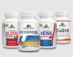 Circulation Kit - Blood + Co-Q10 + 369 Marine XL+ Veins - Dietary Supplements and Vitamins - Natural Supplements