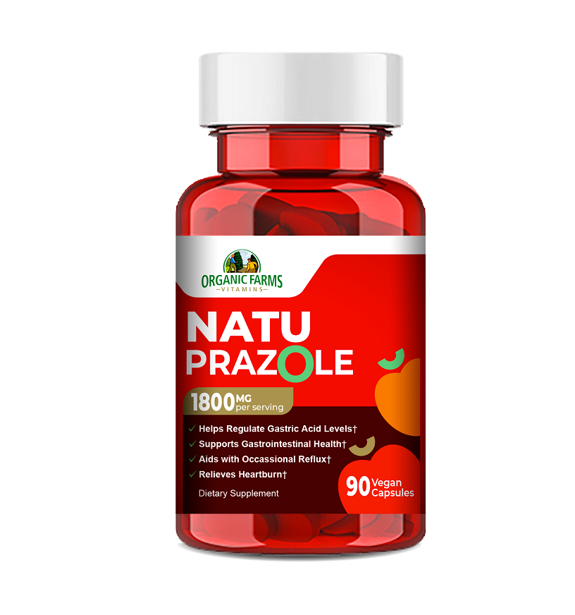 Natuprazole 90 caps vegan dietary supplement for digestive support