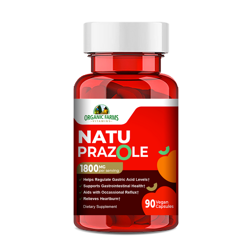 Natuprazole 90 caps vegan dietary supplement for digestive support