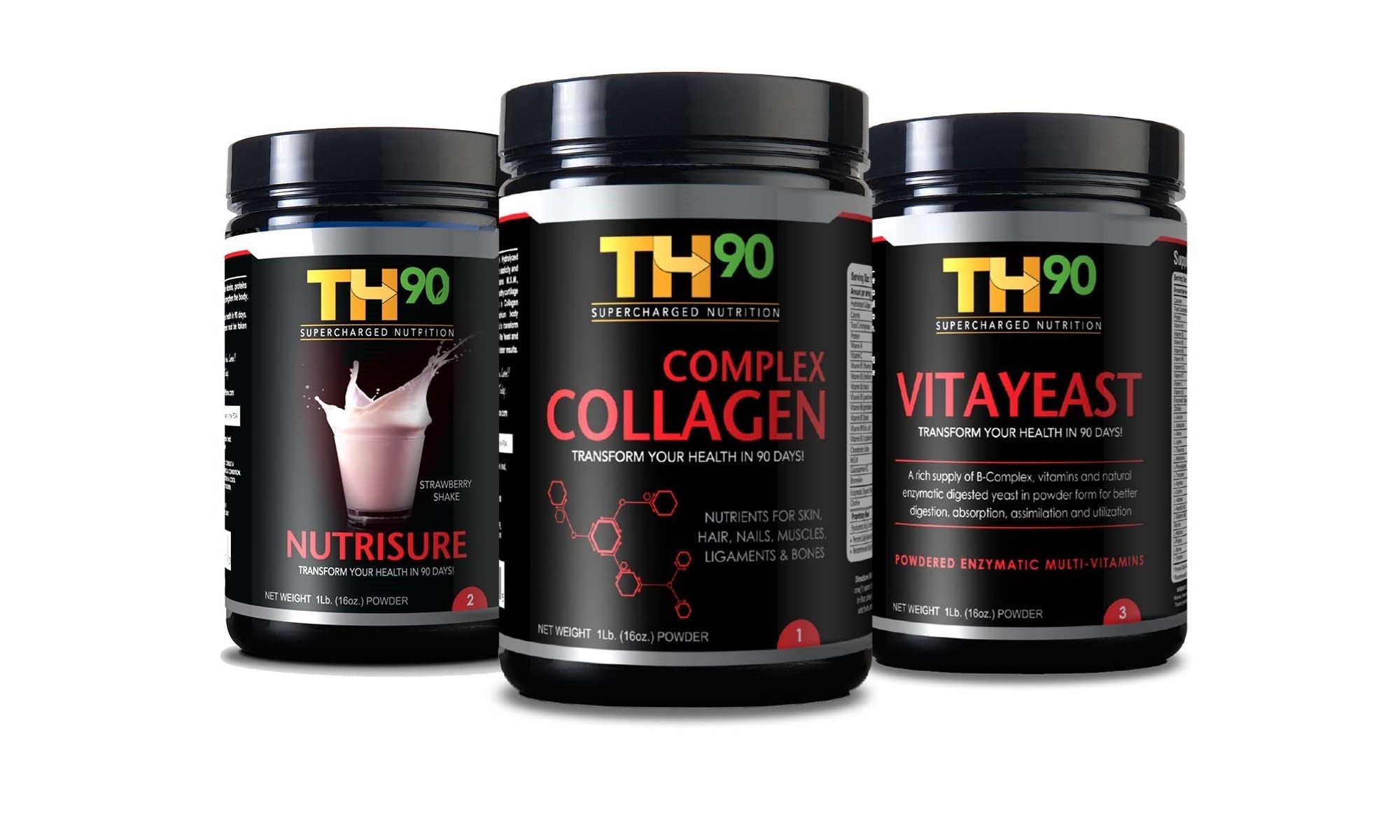 th90_kit_strawberry_collagen_brewers_yeast_1lb_16oz_nutrition_shake