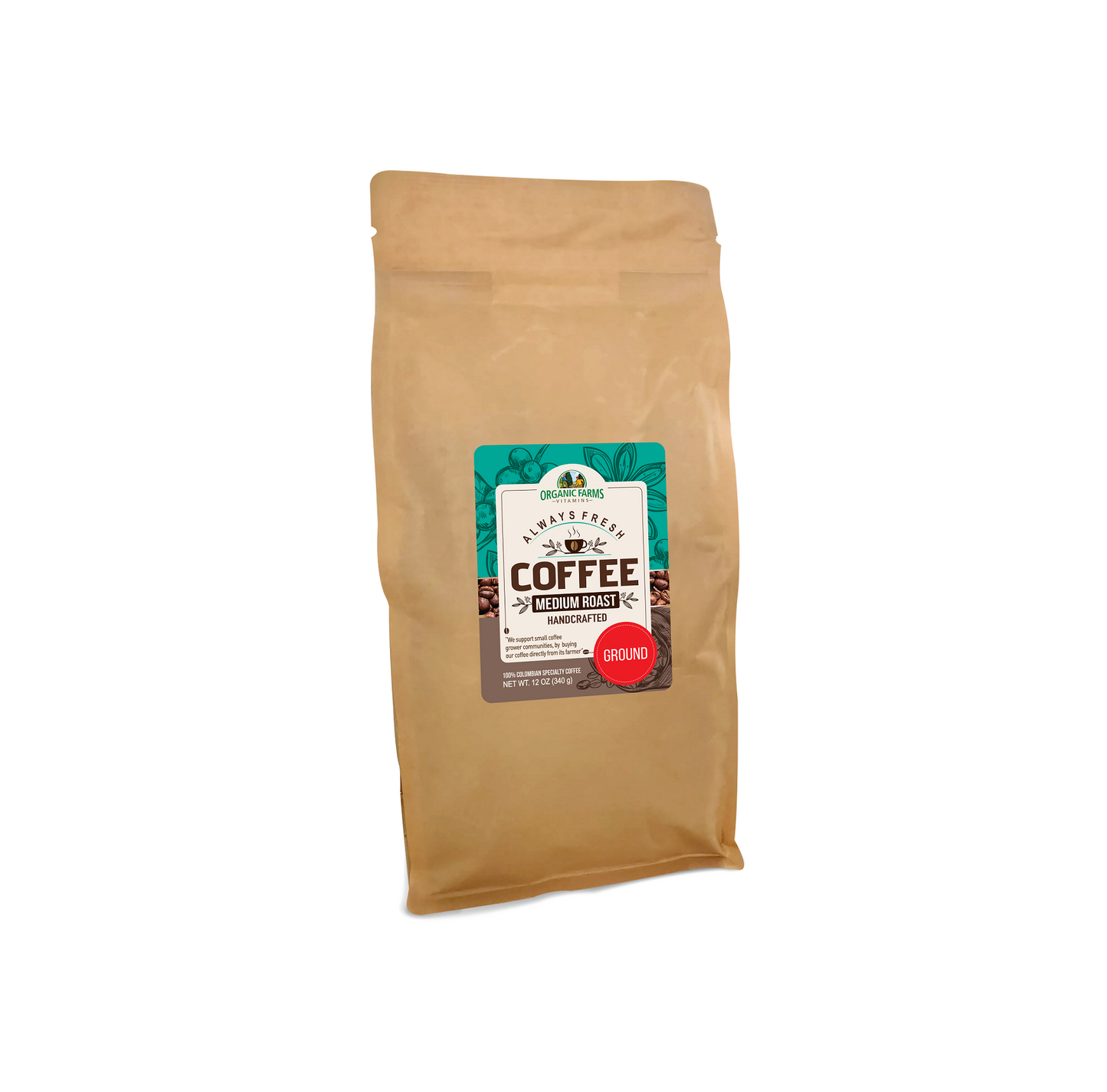 medium_roast_coffee_ground_by_organic_farms_vitamins_coffee_with_a_mission_food_toys_charity_product