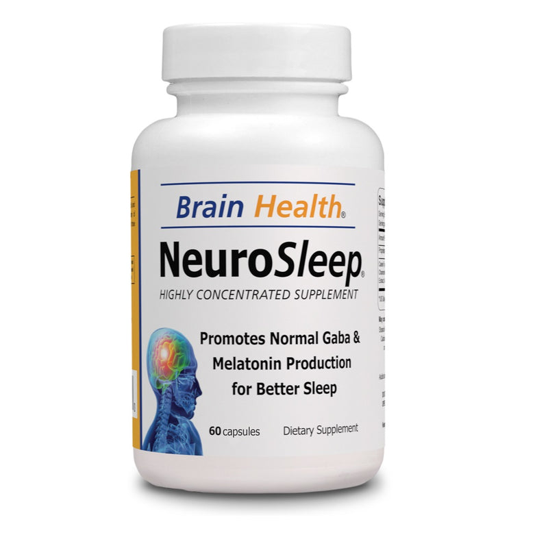 Neuro Sleep - Brain Health - 60 capsules- 100% Natural Supplements - Dietary Supplements