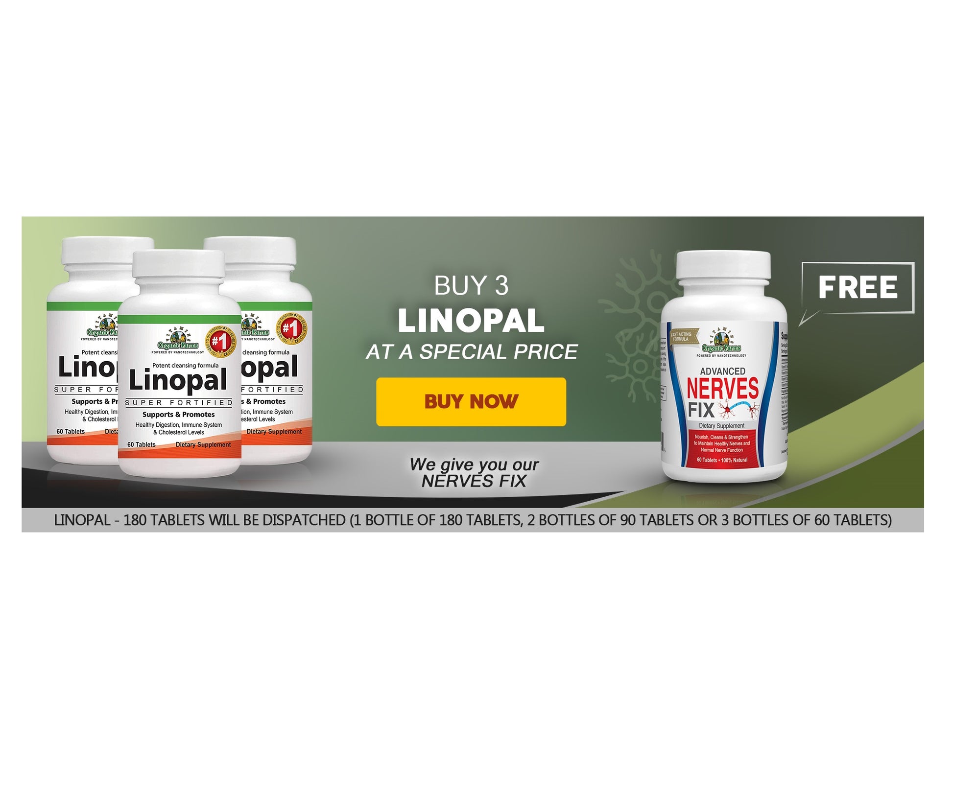 linopal_60_tablets_healthy_digestion_immune_system_cholesterol_levels_100_natural_dietary_supplement