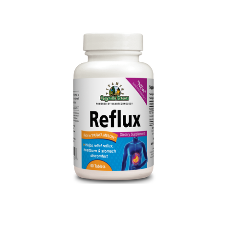 Reflux 100% natural dietary supplement to stabilize your digestive system